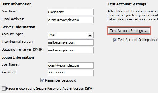 How to Setup Outlook 2010 step 8